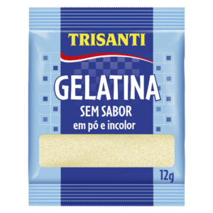 Gelatina Incolor e Sem Sabor 12g