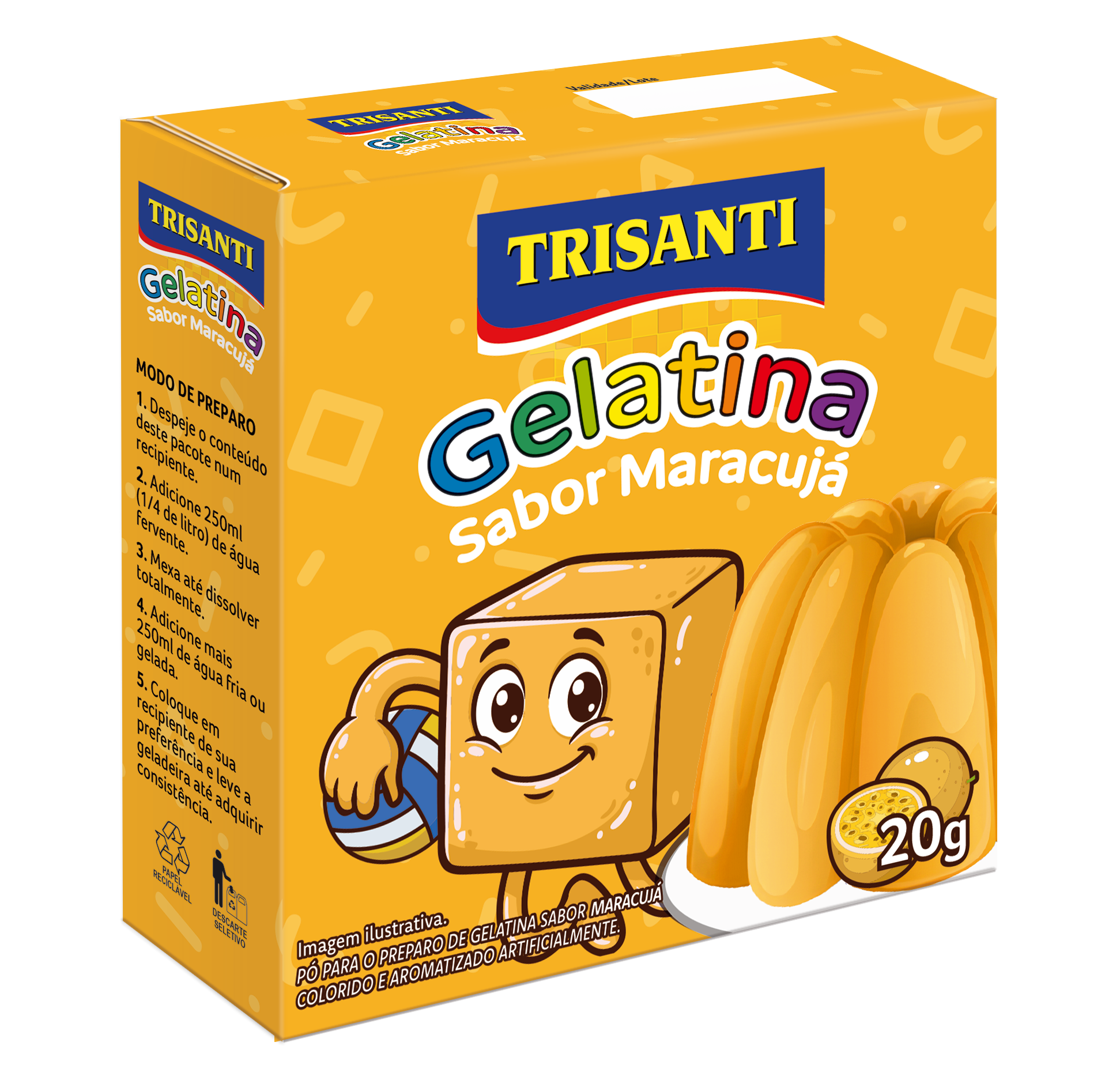 Gelatina Maracujá 20g