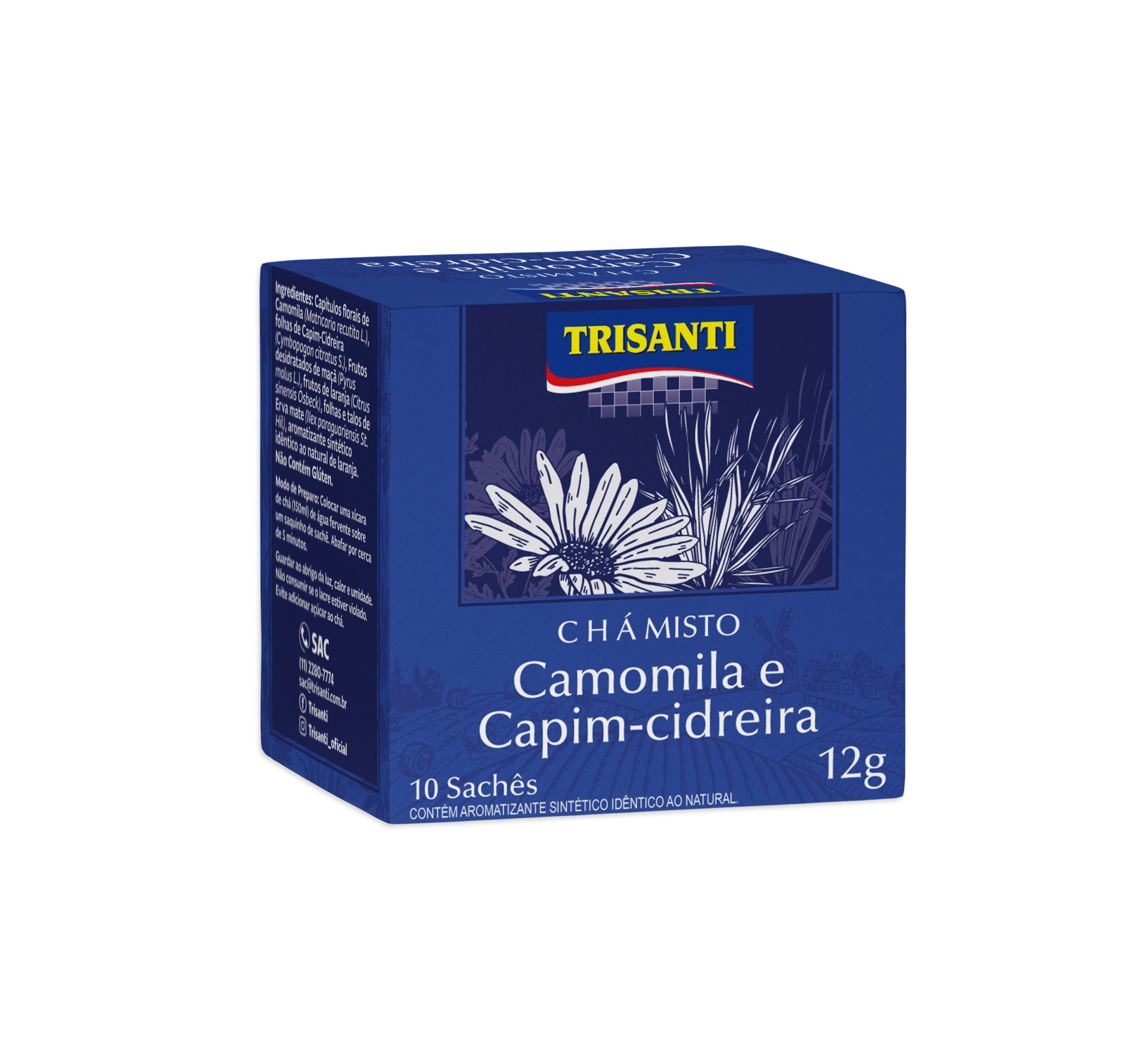 Chá de Camomila e Capim-cidreira 10g