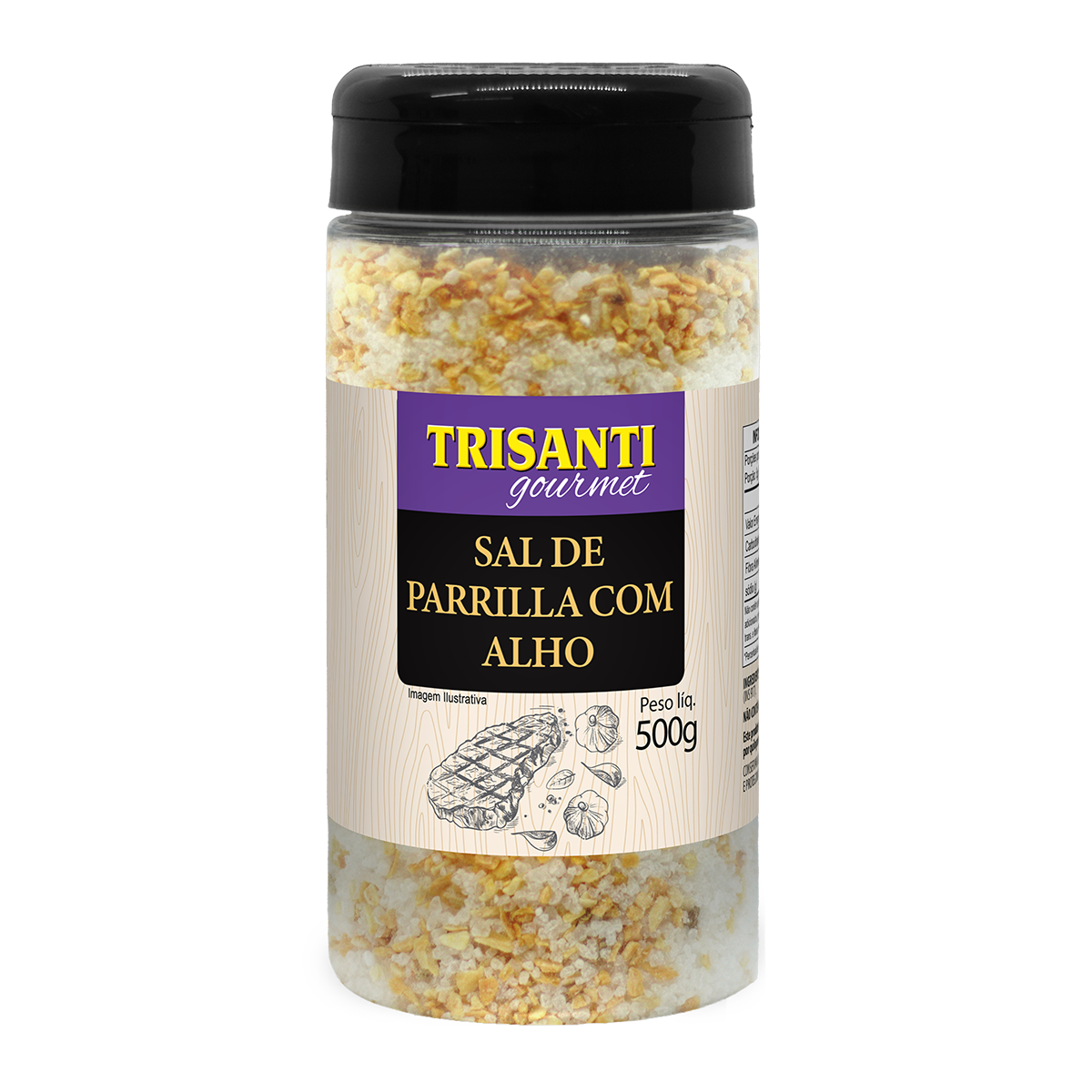 Sal de Parrilla com Alho 500g
